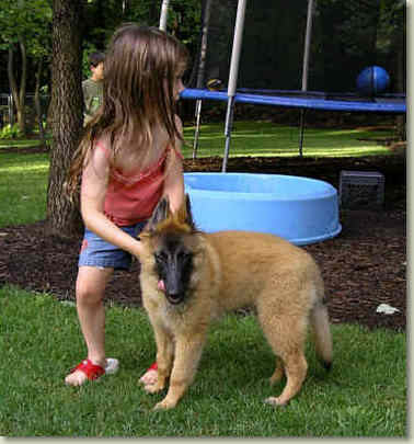 Lacey at 3.5 mos of age