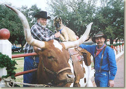 Serenah at 15 wks with Pecos Bill