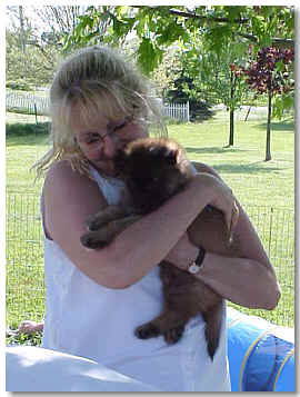 Deb Williams and puppy
